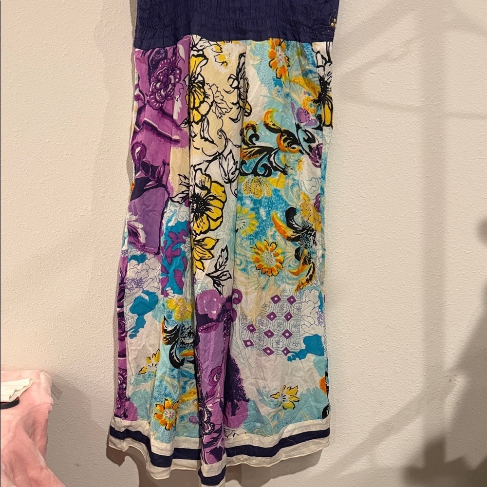 Floral Multicolor Midi Skirt - Picture 7 of 7